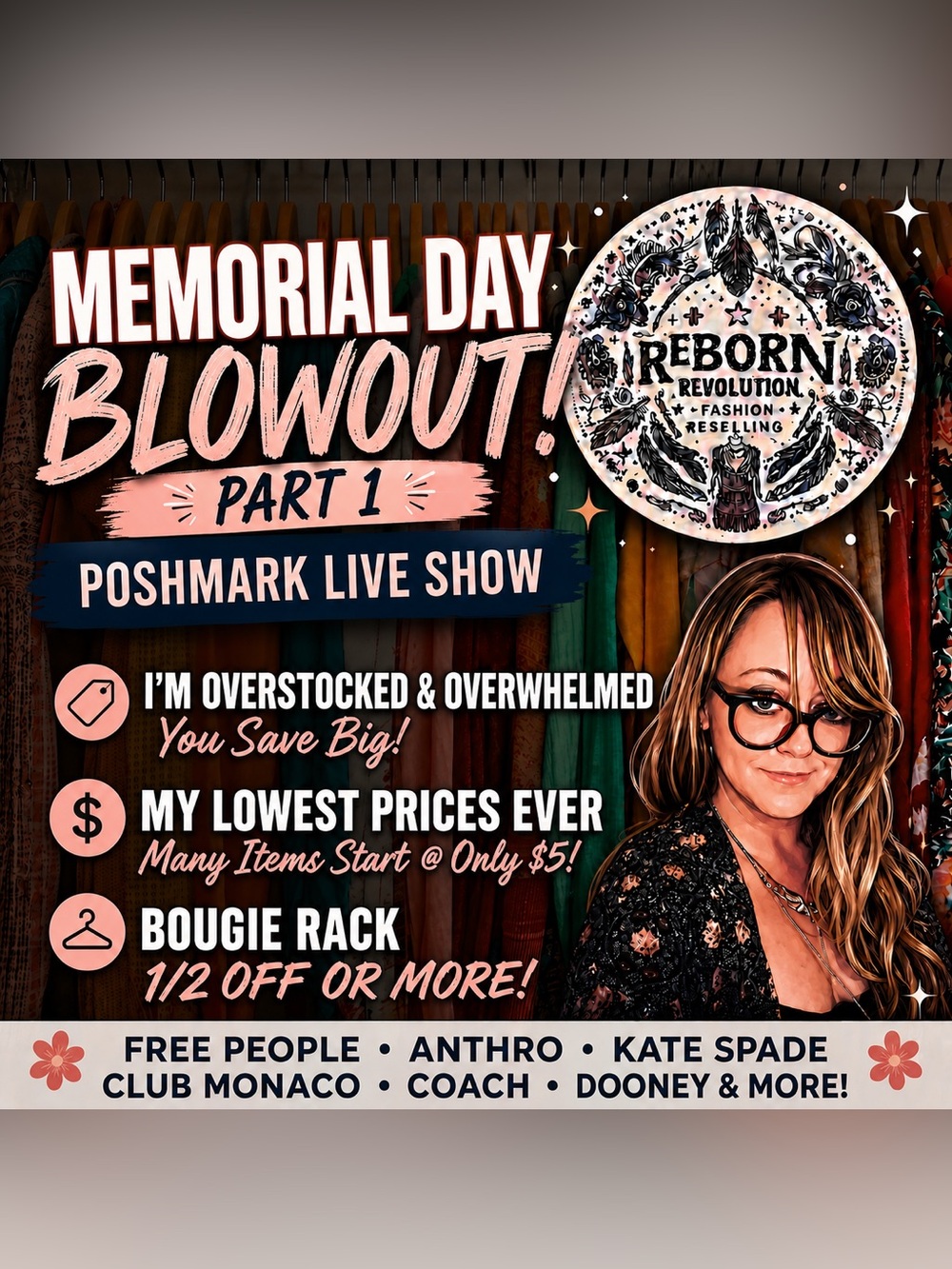 Next Show: HUGE Clearout Part 1, Sun 5/24, 9:30pm ET, Fast-Paced Fun!